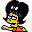 Bart Unabridged Bart in a wig dancing Icon